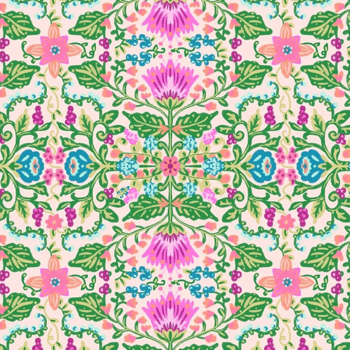 FOLKSY FLORAL- PASTEL