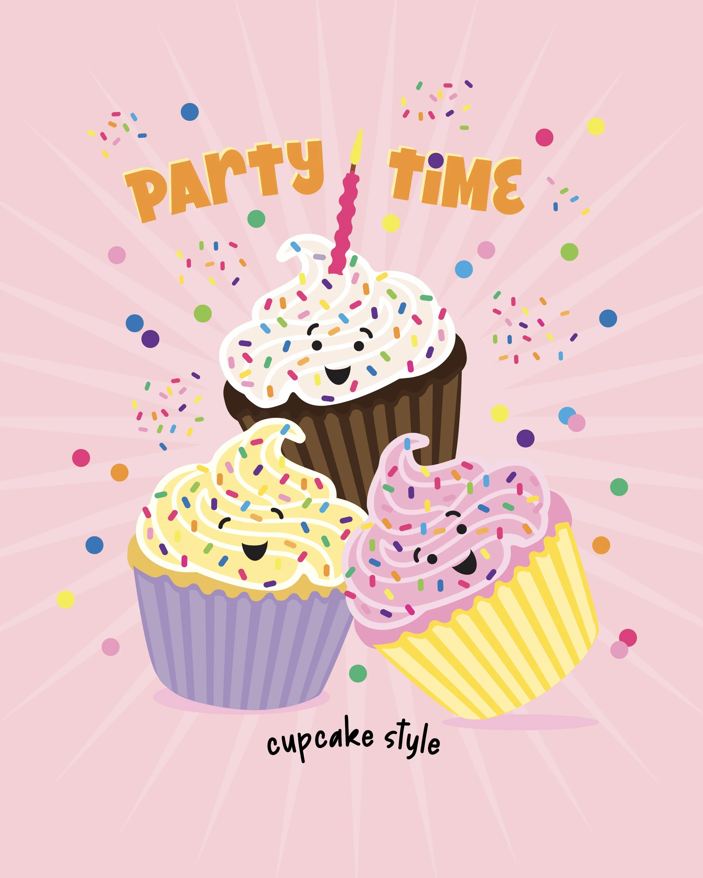PARTY TIME - CUPCAKE STYLE
