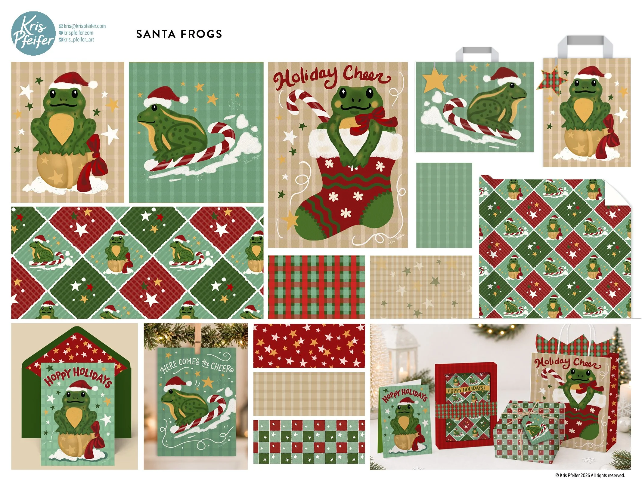 SANTA FROGS