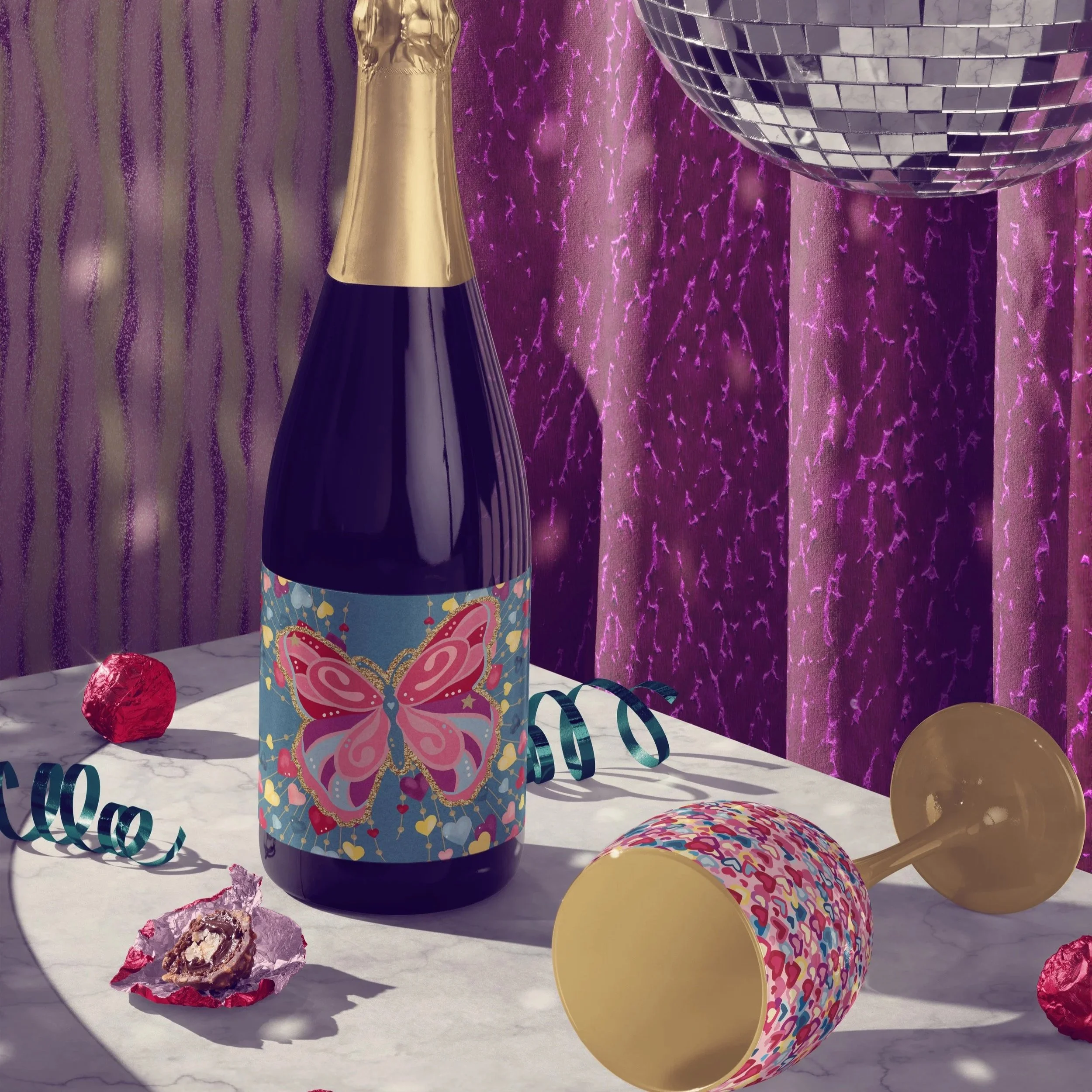 Disco Scene Champagne Bottle & Glass Mockup_special celebration.jpg