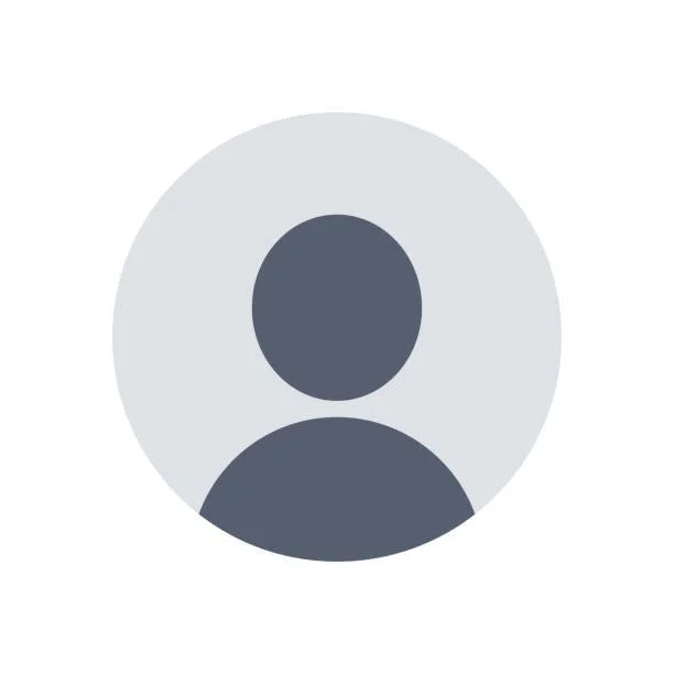 Generic user profile icon with a silhouette of a person inside a gray circle.