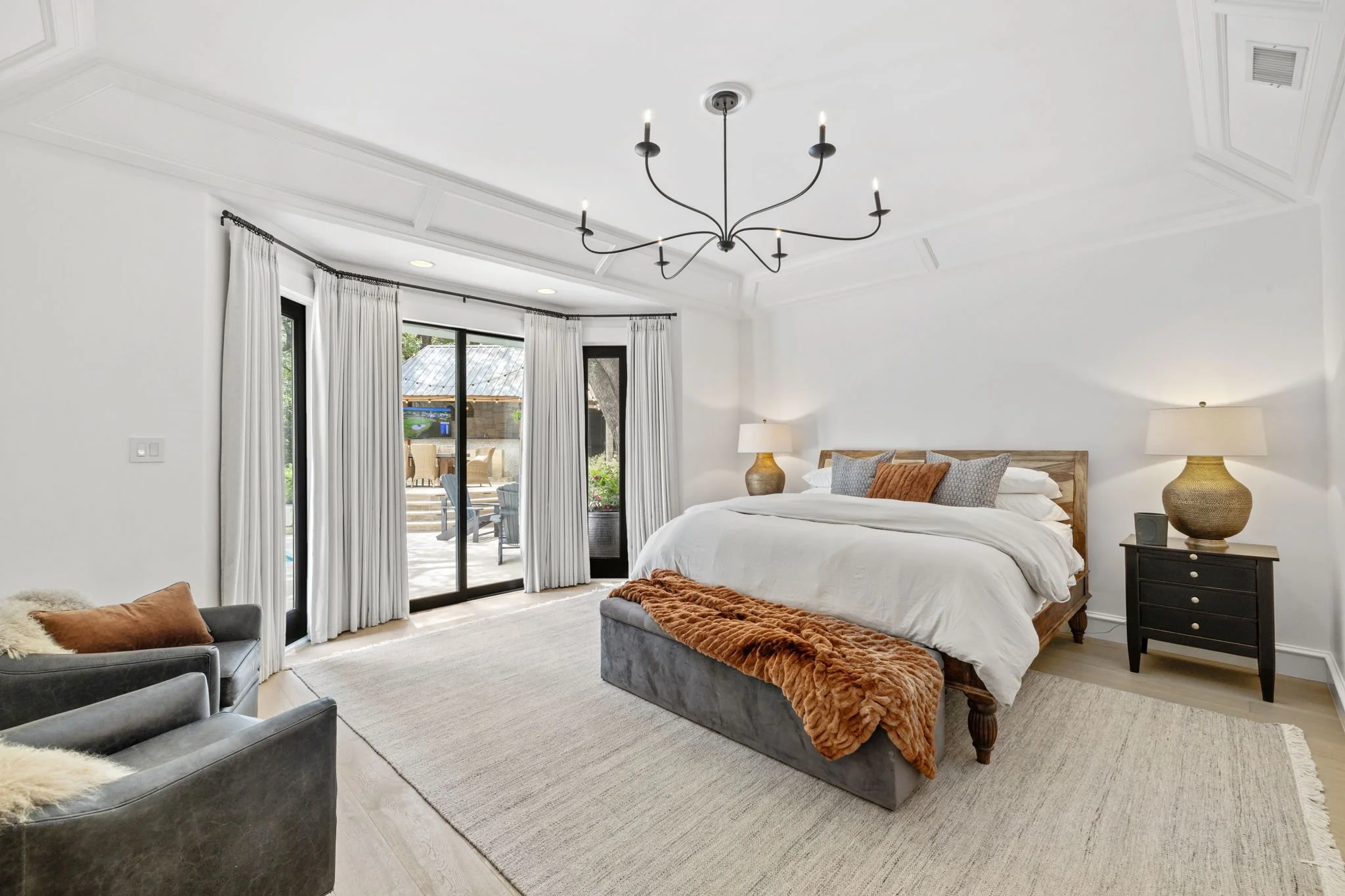 Primary Suite with access to pool area