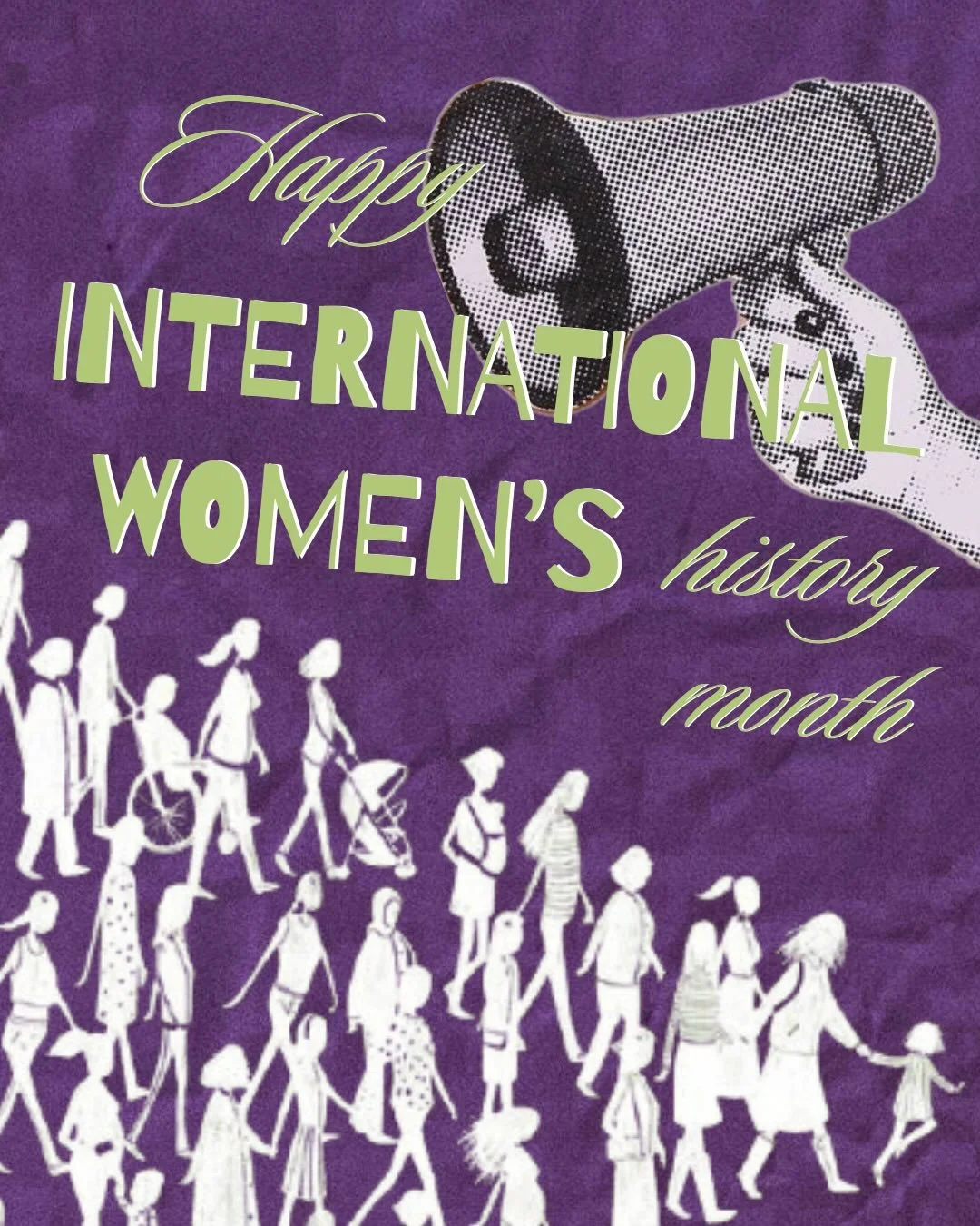 Happy international women&rsquo;s history month!! 💜💚🤍 
-
-
#bipoc #bipoctherapy #womenshistorymonth #explore