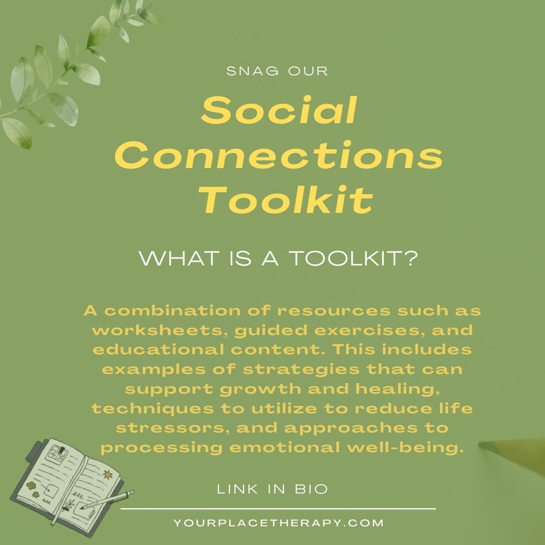 Social connections toolkit is LIVE and linked in BIO!! Its downloadable and easy access &mdash; let us know if you need any help navigating the link :) 
-
-
#bipocmentalhealth #bipoc #socialconnections #toolkit #explore