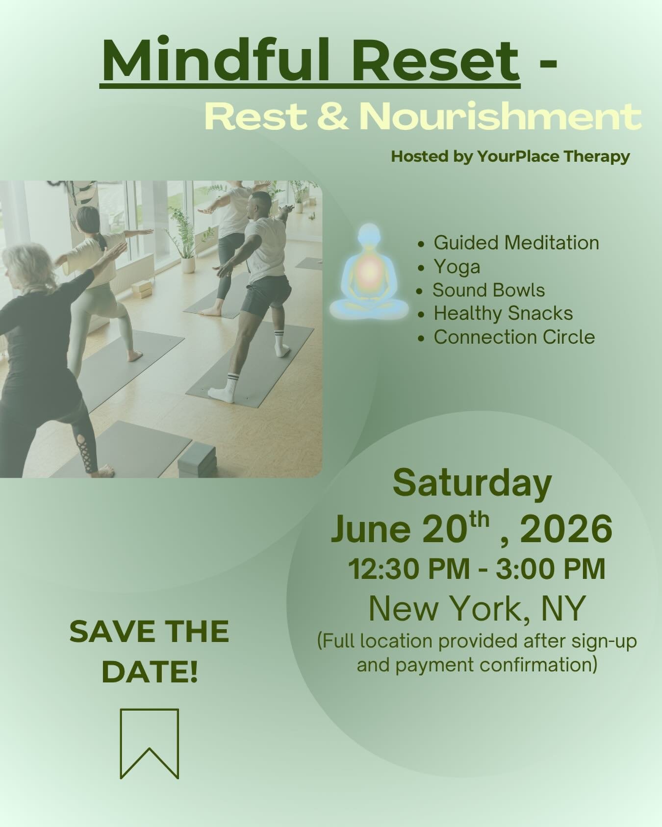 Join YourPlace Therapy on June 20th 2026 to take a mindful breather in the bustling streets of NYC!! 
-
MORE information &amp; sign 🆙 on our website!! 
-
-
#nycevent #mindfulnessevent #bipocmentalhealth #bipoc #mentalhealth