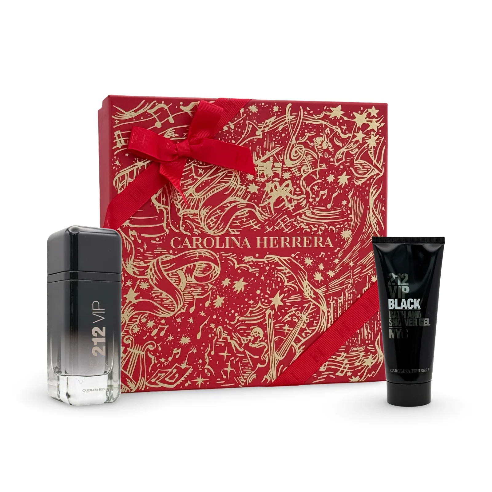 Gift Set 212 VIP Black by Carolina Herrera 2pcs