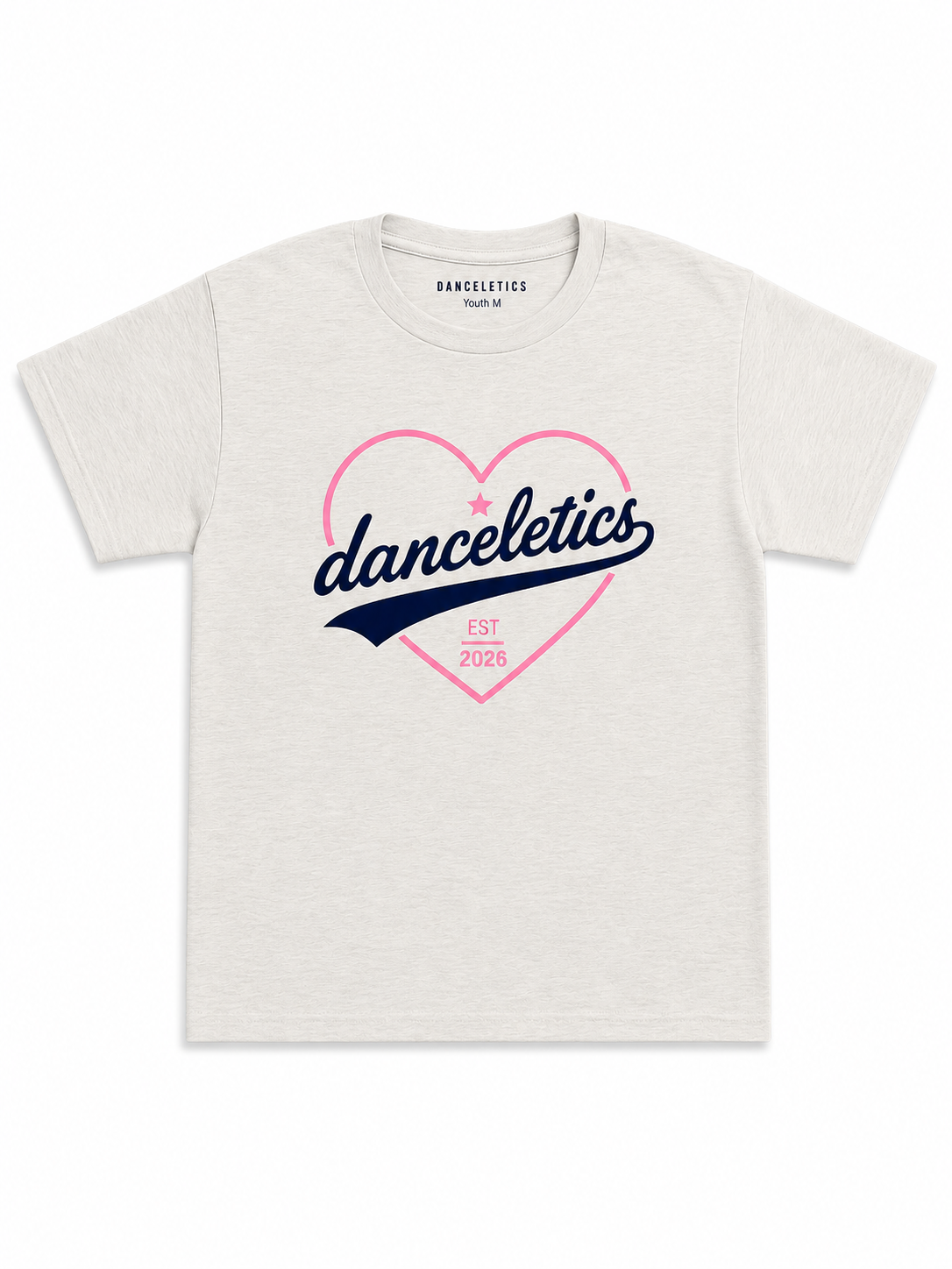 Danceletics Heart Tee Oatmeal