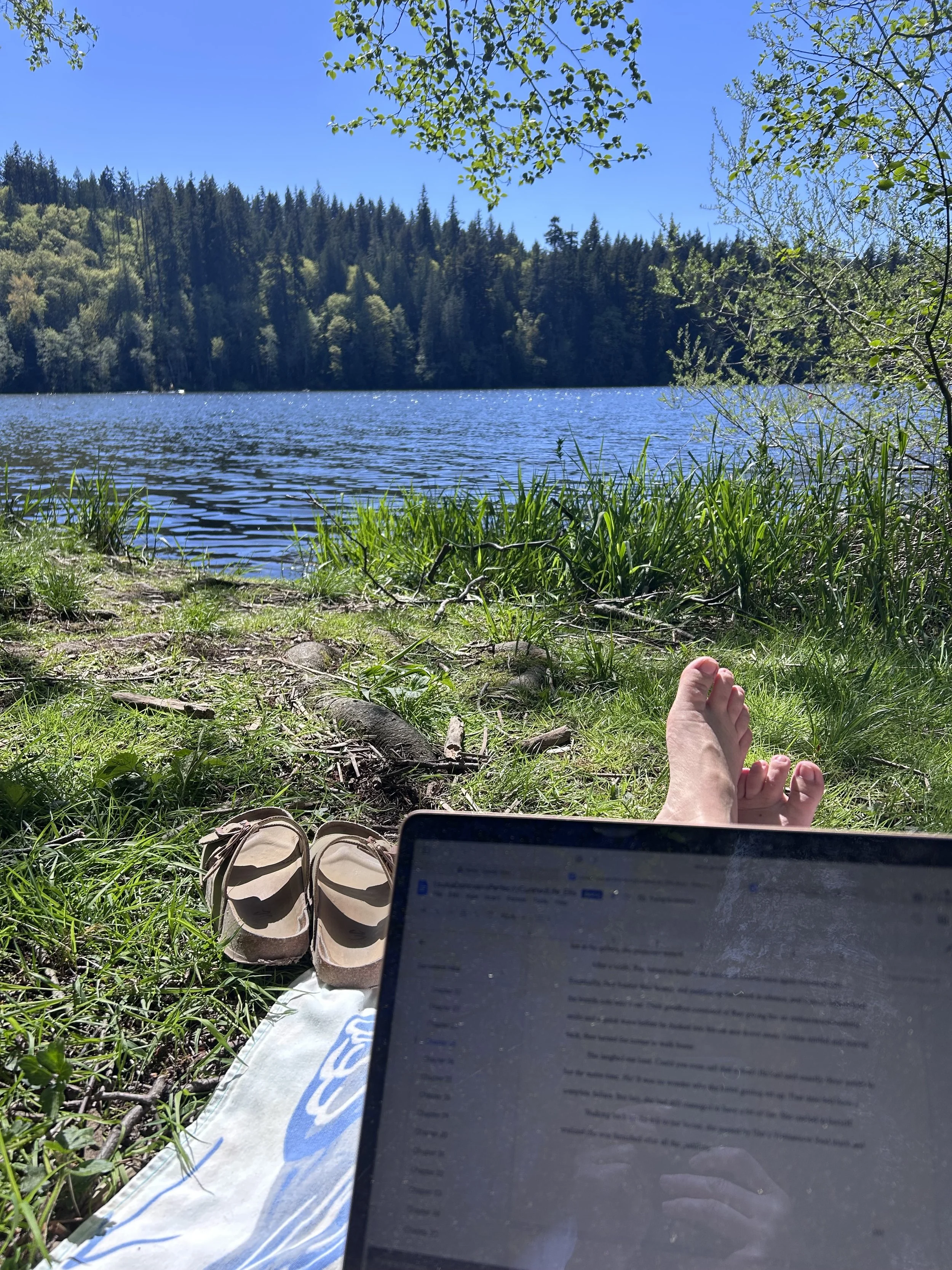 Writing at Lake Padden