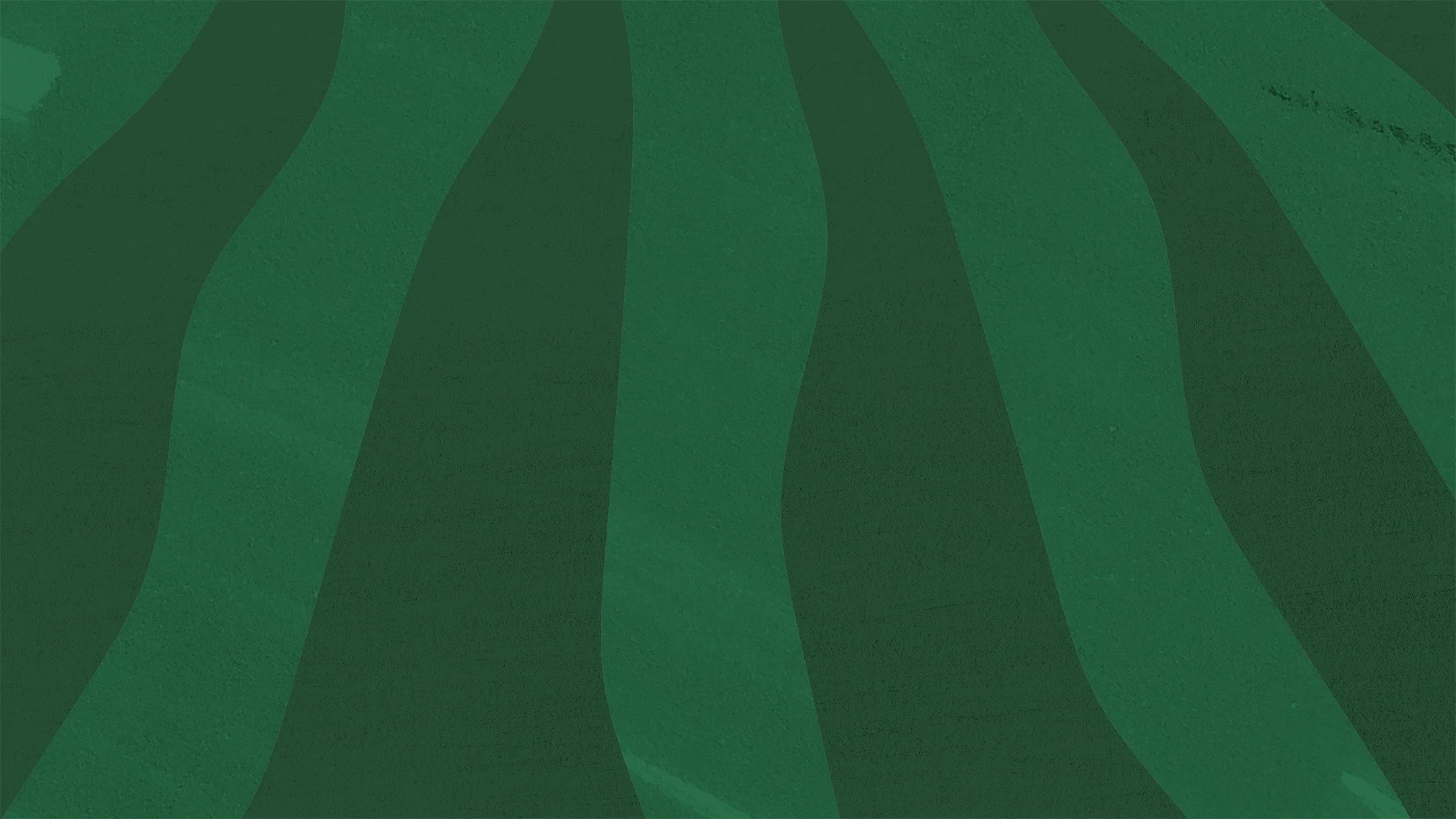 Abstract green background with dark green curved stripes.
