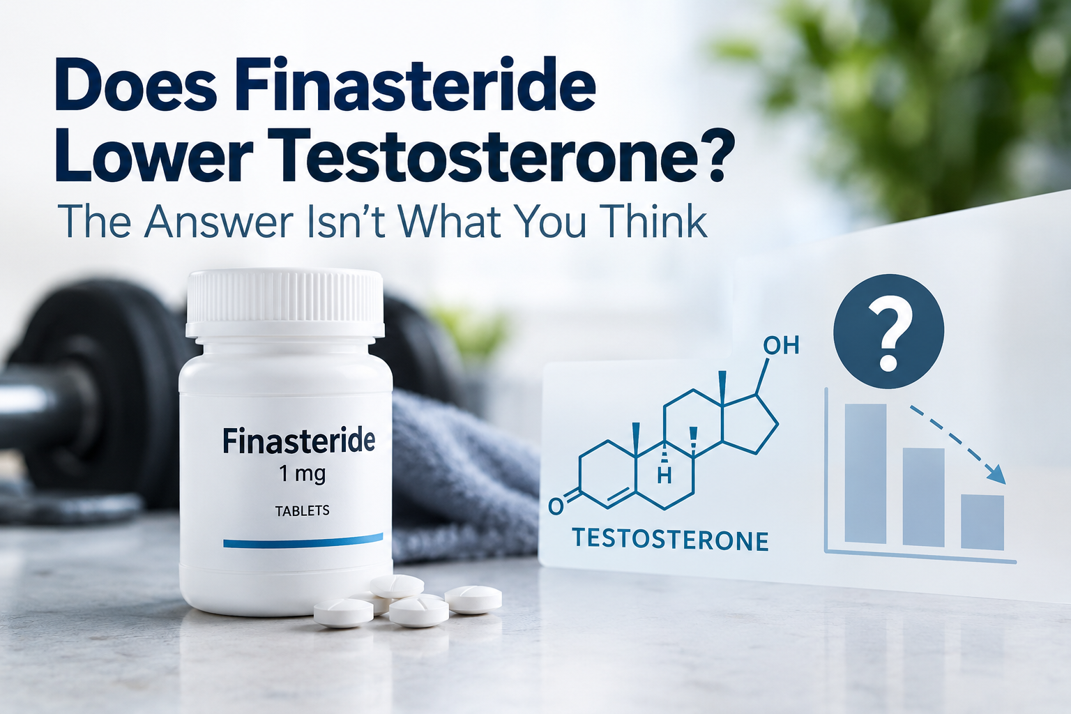 Does Finasteride Lower Testosterone? The Answer Isn't What You Think