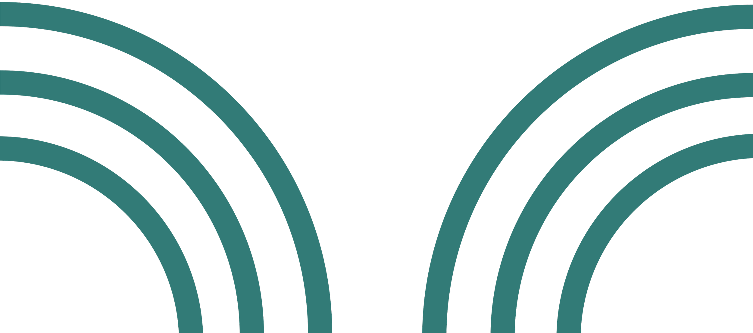 Abstract design with curved teal lines on a black background.