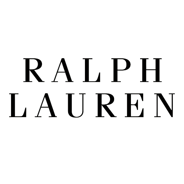 Black background with the text "Ralph Lauren" in large, elegant, light-colored font centered on the image.