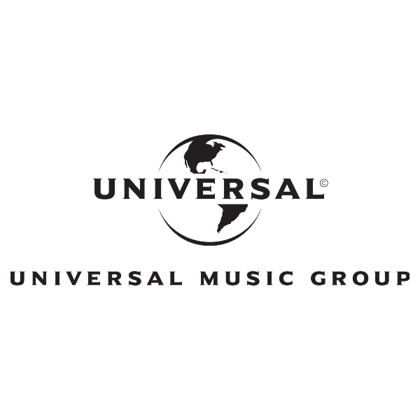 Universal Music Group logo with a globe and the text 'UNIVERSAL' and 'UNIVERSAL MUSIC GROUP'