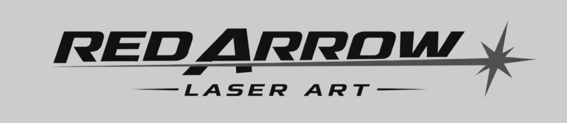 Red Arrow Laser Art