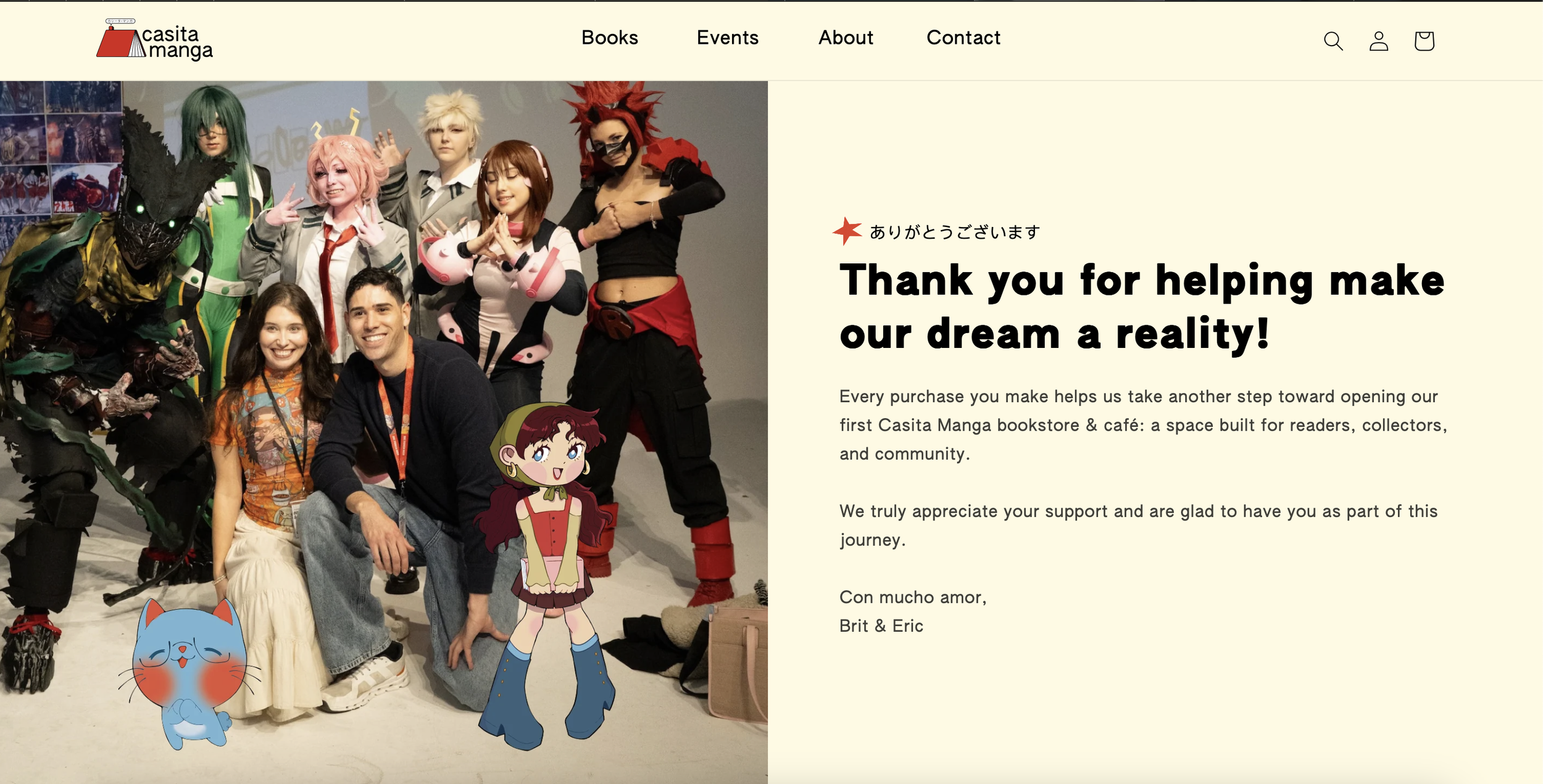 Final homepage cont.
