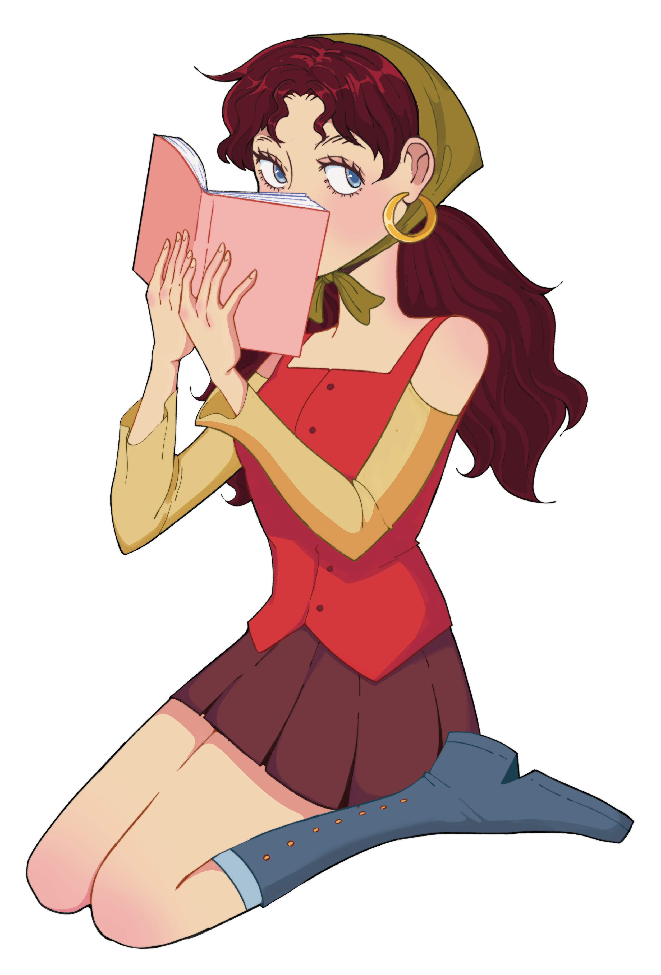 Emi spot illustration (seated)