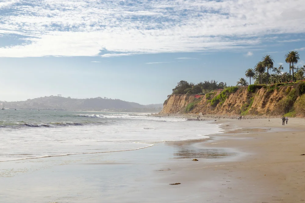 Santa Barbara County coastline near Hope Ranch, California