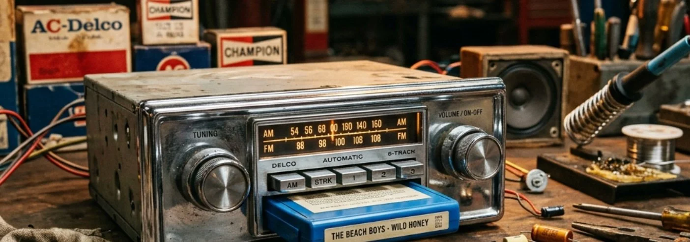 Vintage car radio repair course 8 track
