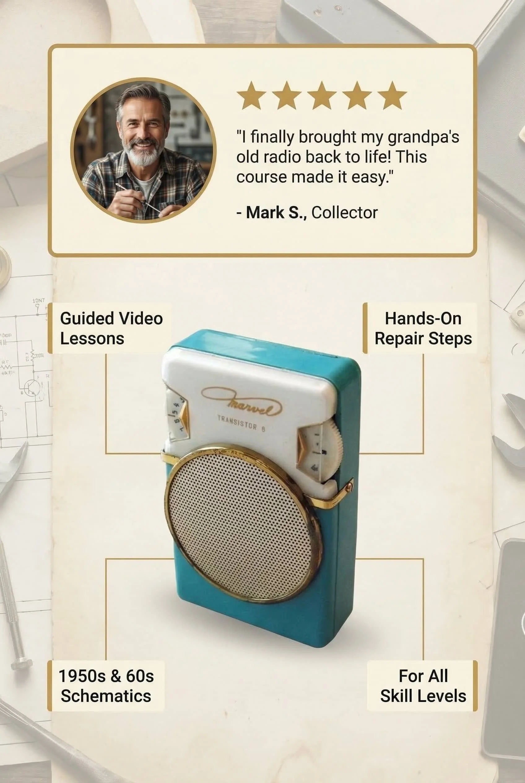 Transistor radio repair course