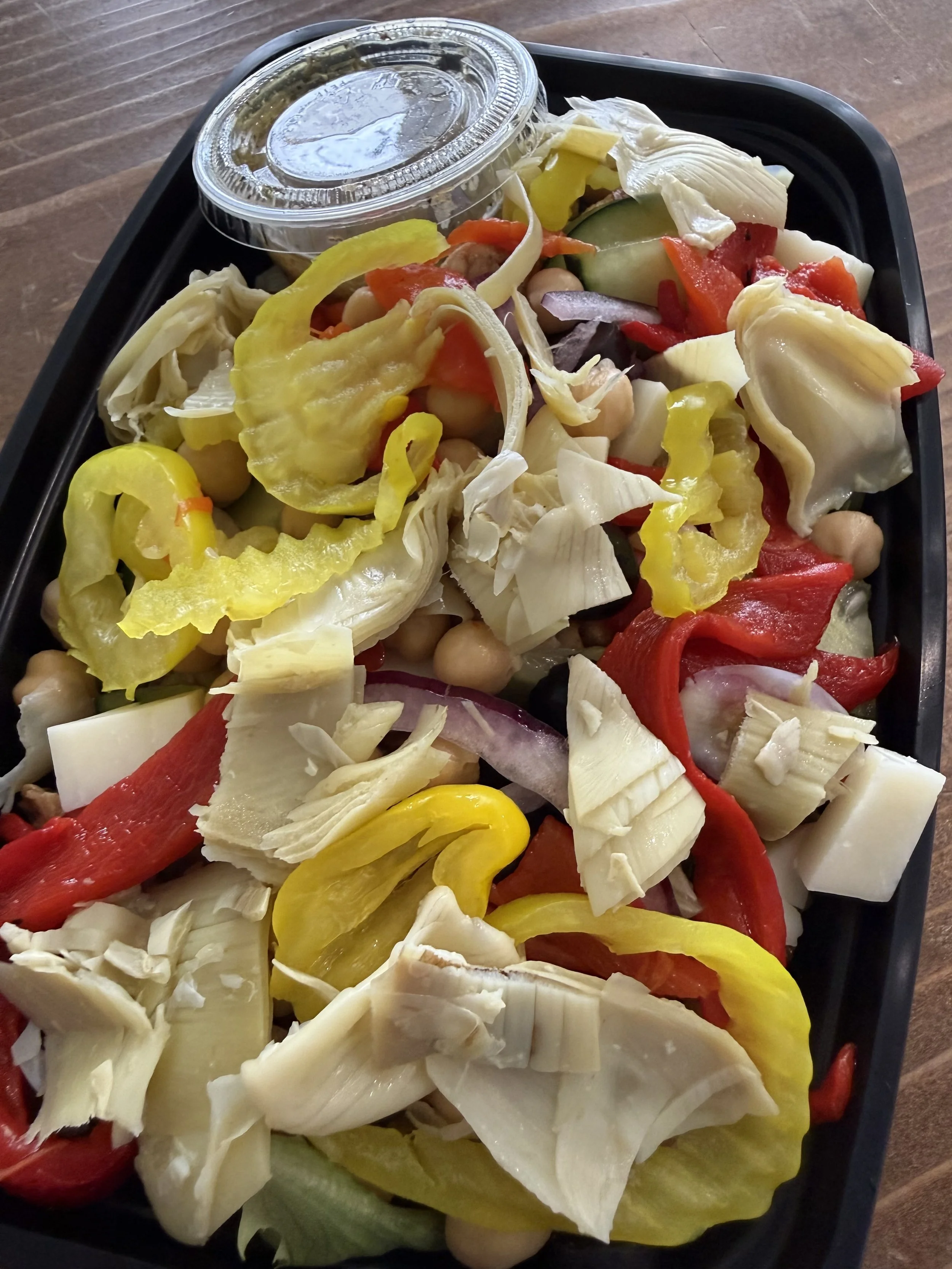 Italian Chicken Spring Mix Salad