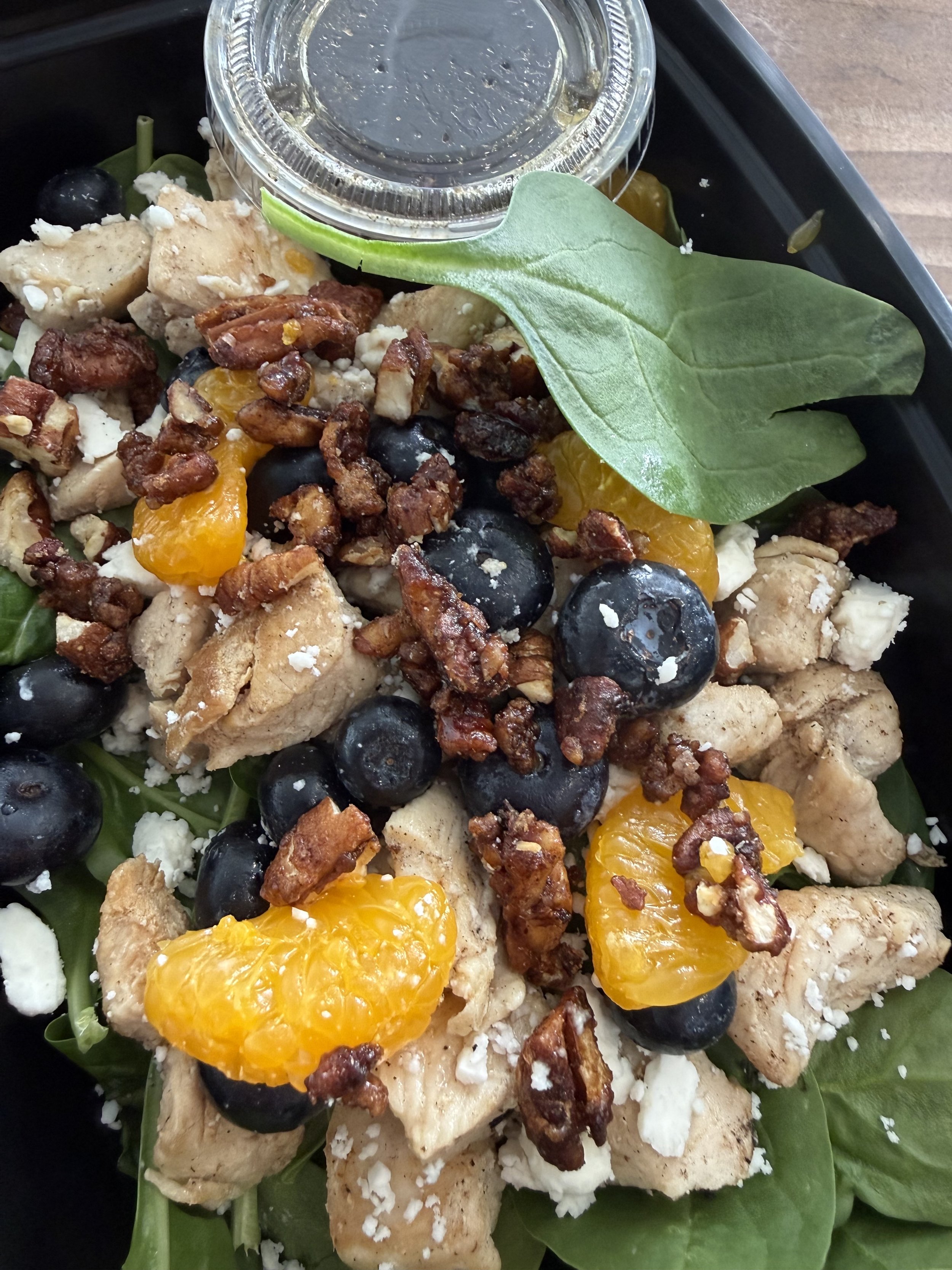 Chicken, Blueberry, Mandarin Spinach Salad - Staff
