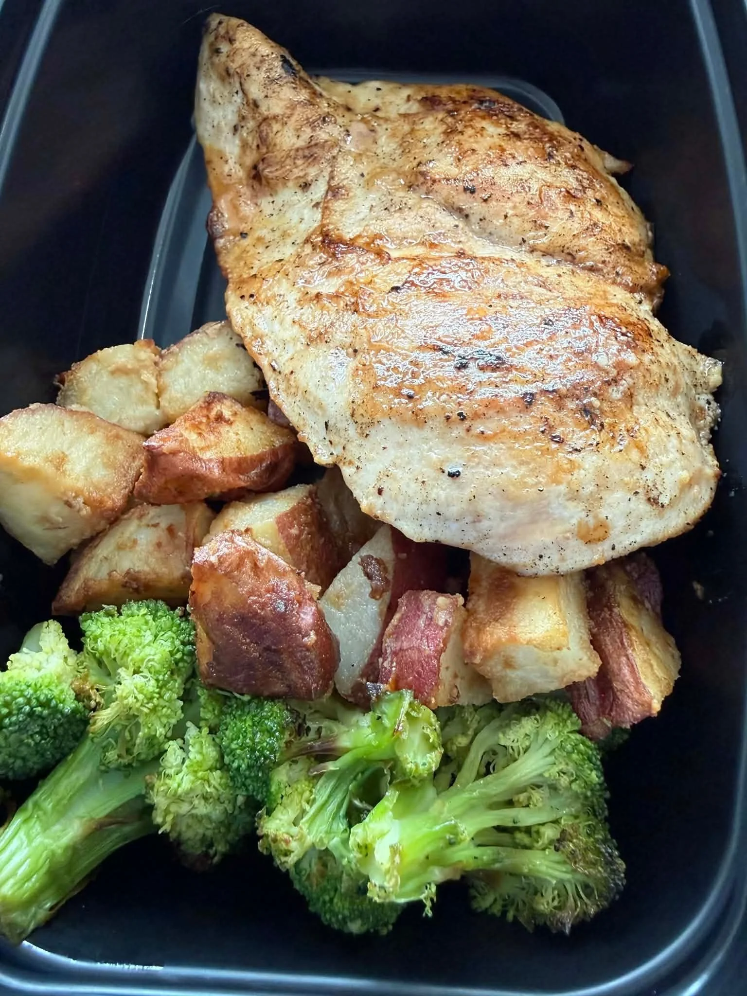 Chicken Breast, Taters, & Roasted Broccoli - Staff