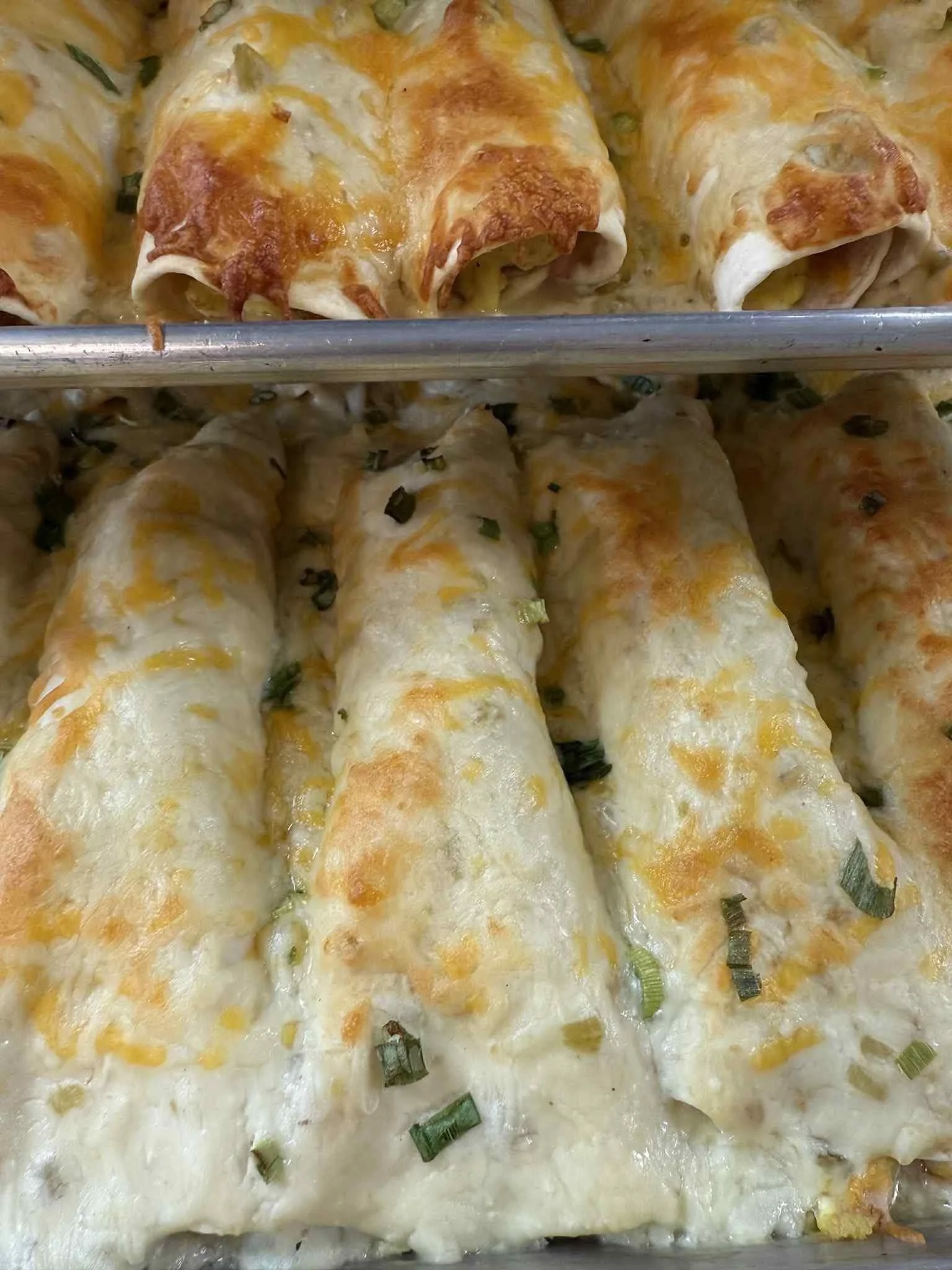 Ham & Cheese Breakfast Enchiladas
