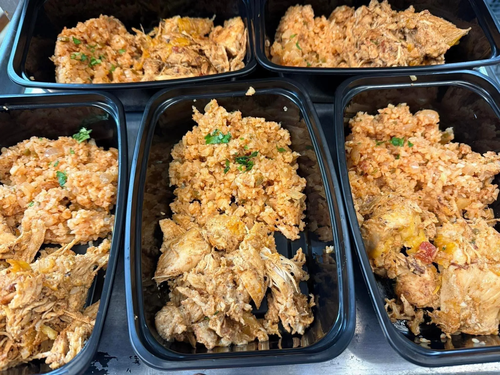 Fiesta Lime Chicken with Spanish Cauliflower Rice - Staff