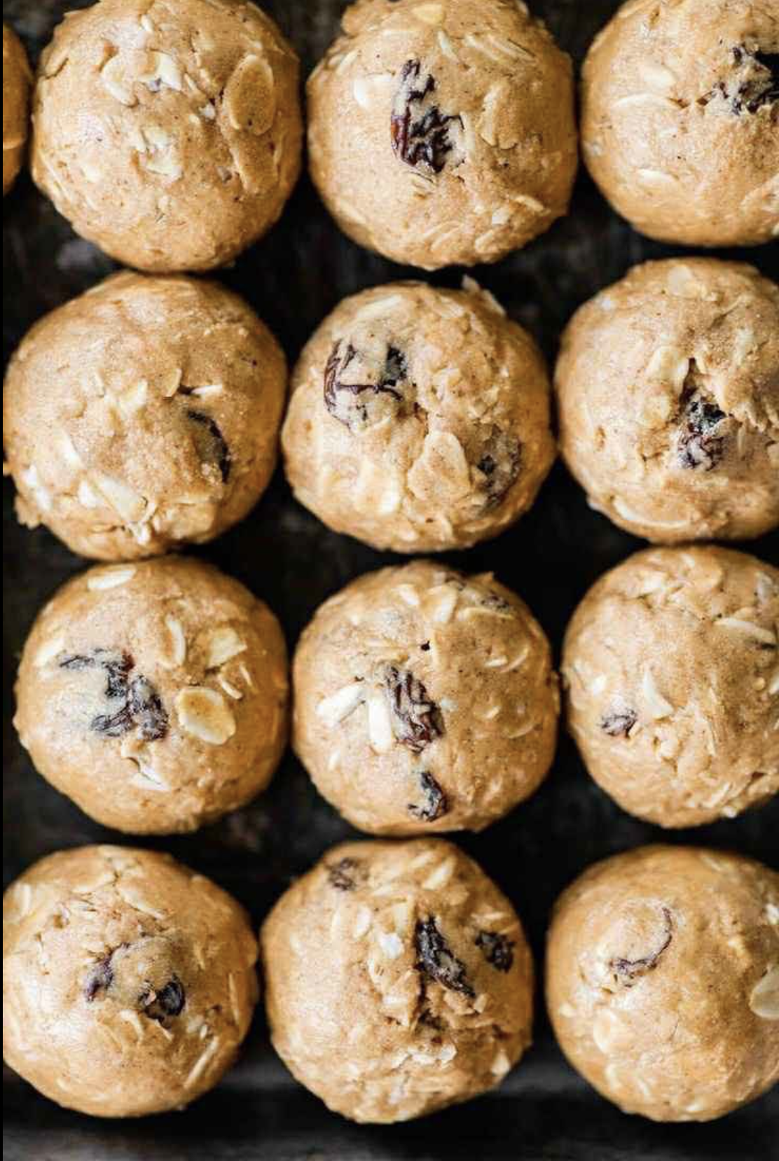 Oatmeal Cookie Sandwich Protein Balls