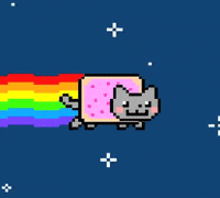 pop tart cat gif for nerd wedding