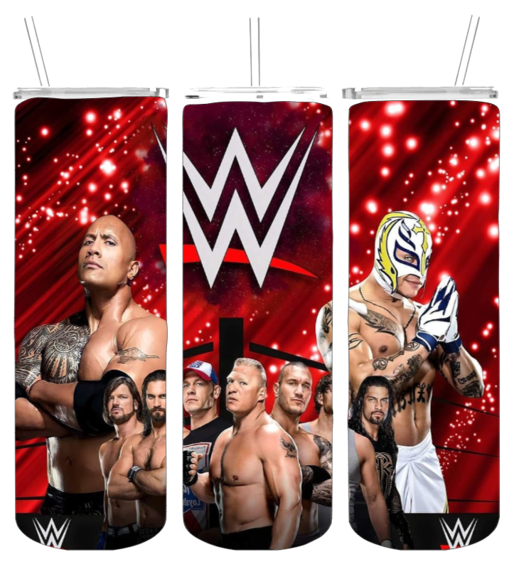 20 oz. Stainless Steel Wrestling Tumbler