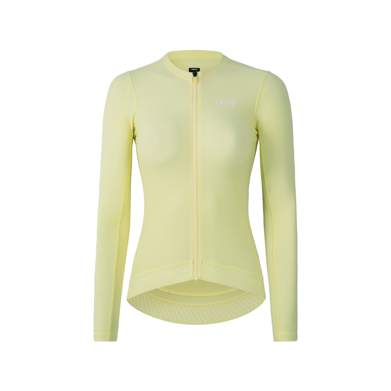 Women's Competition Jersey Long Sleeves Summer - Sky yellow