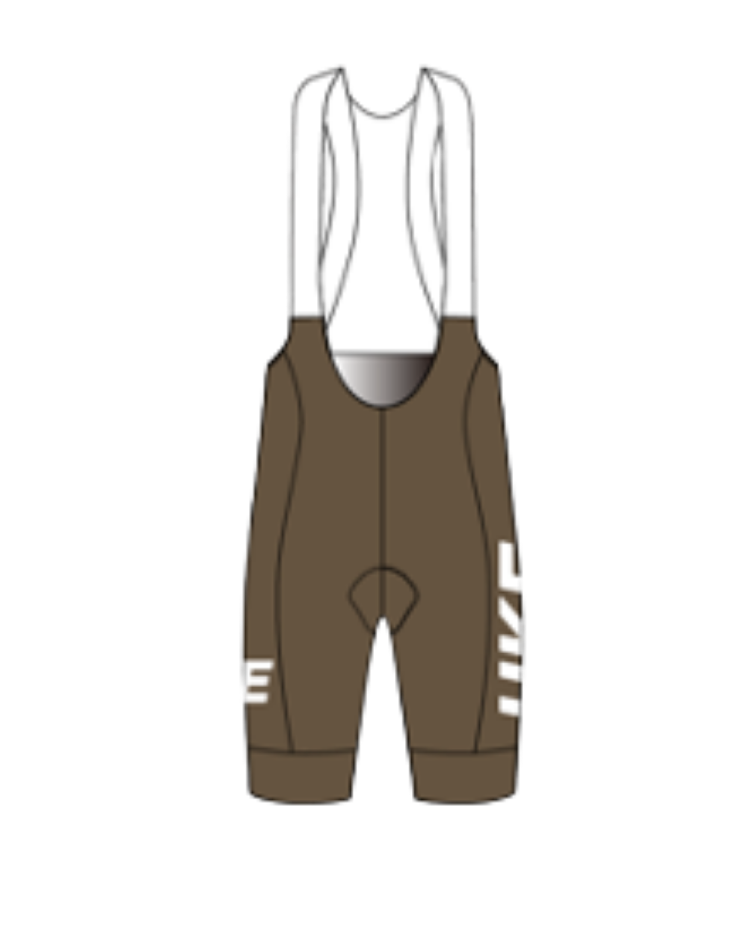 Men's Road Bib Shorts - Pale Azalea Brown