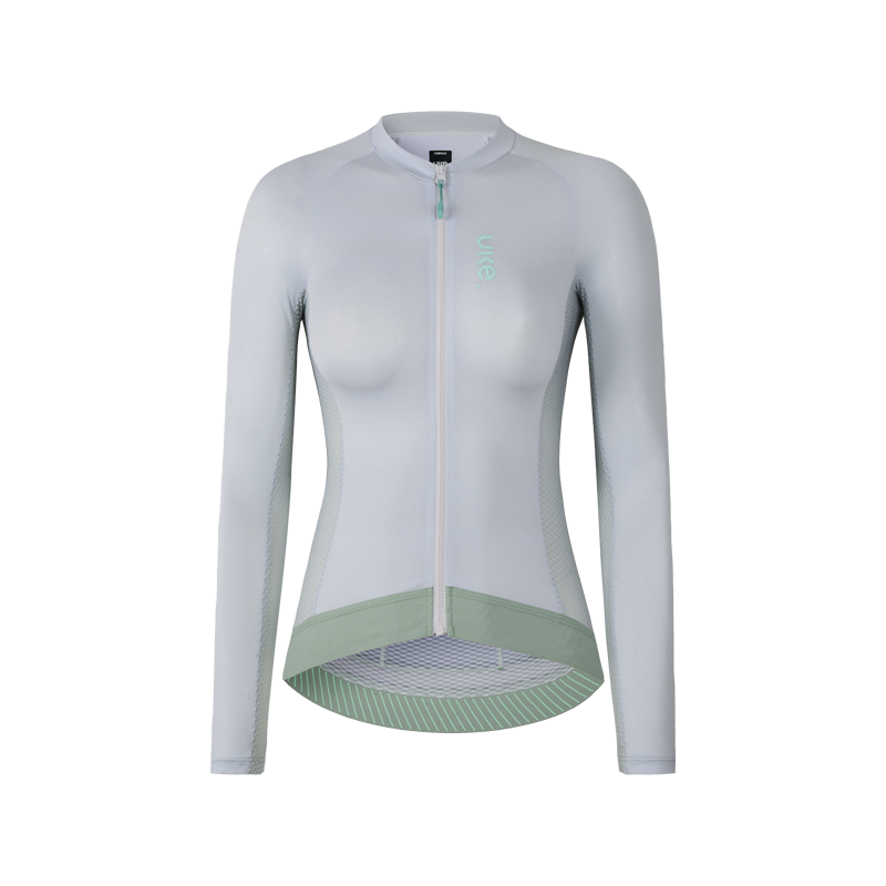 Women's Road Long Sleeves Jersey - Silver
