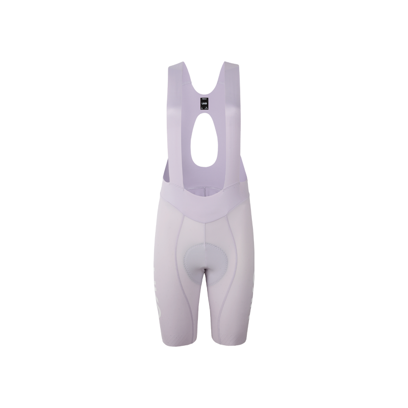 Women's Training Bib Shorts - Pale morning glory purple
