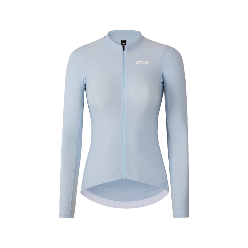 Women's Training Jersey Long Sleeves Summer - Clear light blue