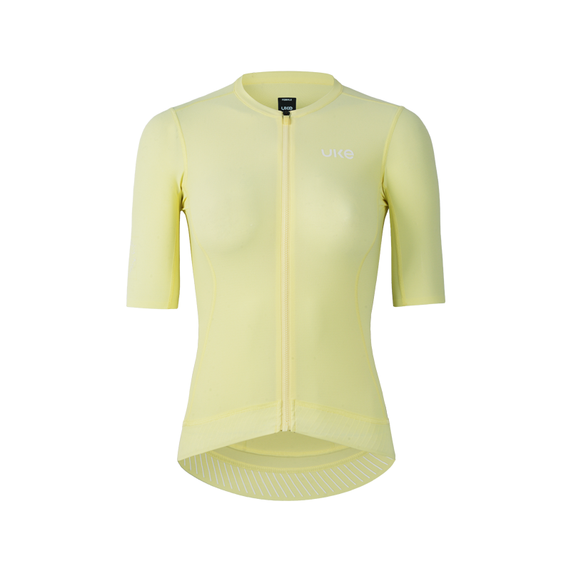 Women's Training Jersey Short Sleeves - Sky yellow