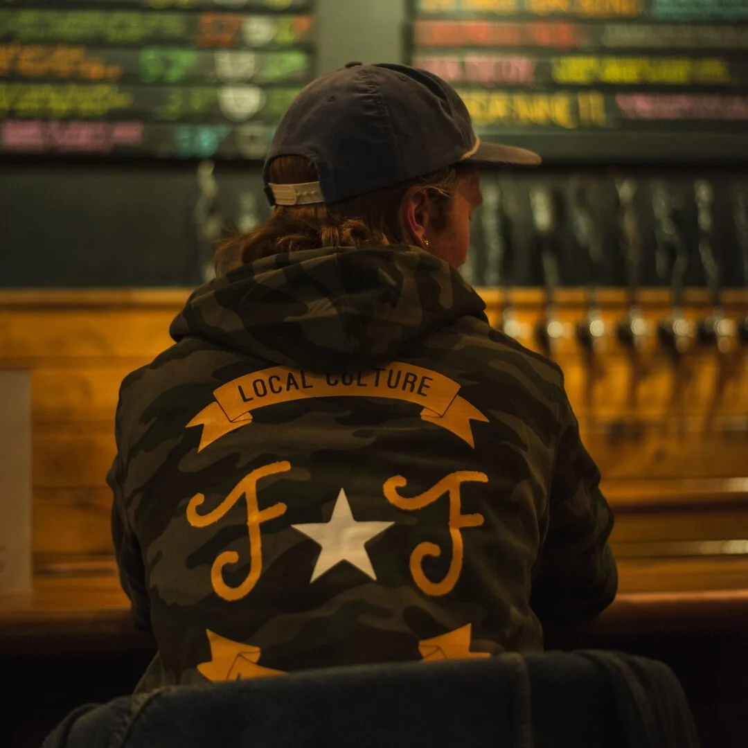 Camo Local Culture Zip Hoodie