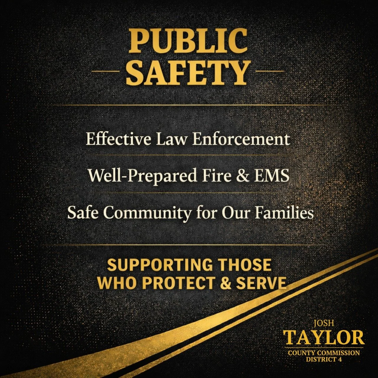 One of the most basic responsibilities of local government is keeping people safe. That&rsquo;s not complicated, but it does require consistency and commitment. When someone calls for help, they expect someone to show up, and they expect them to be p
