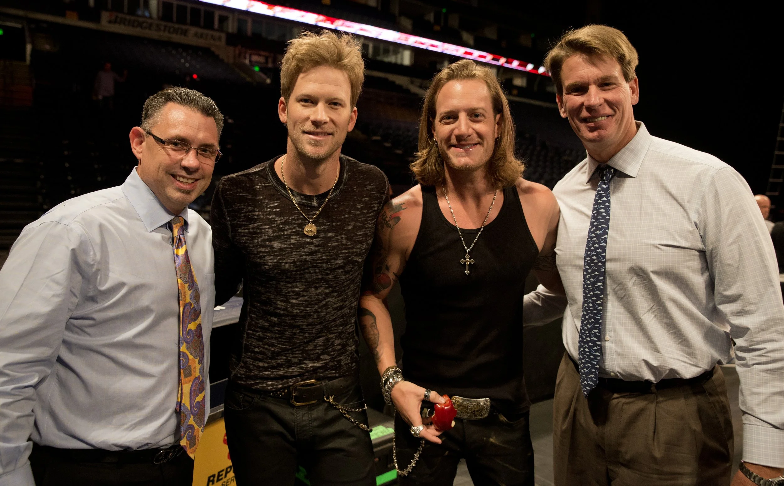 Micheal Cole, Brian Kelley (Florida Georgia Line), Tyler Hubbard (Florida Georgia Line),  JBL