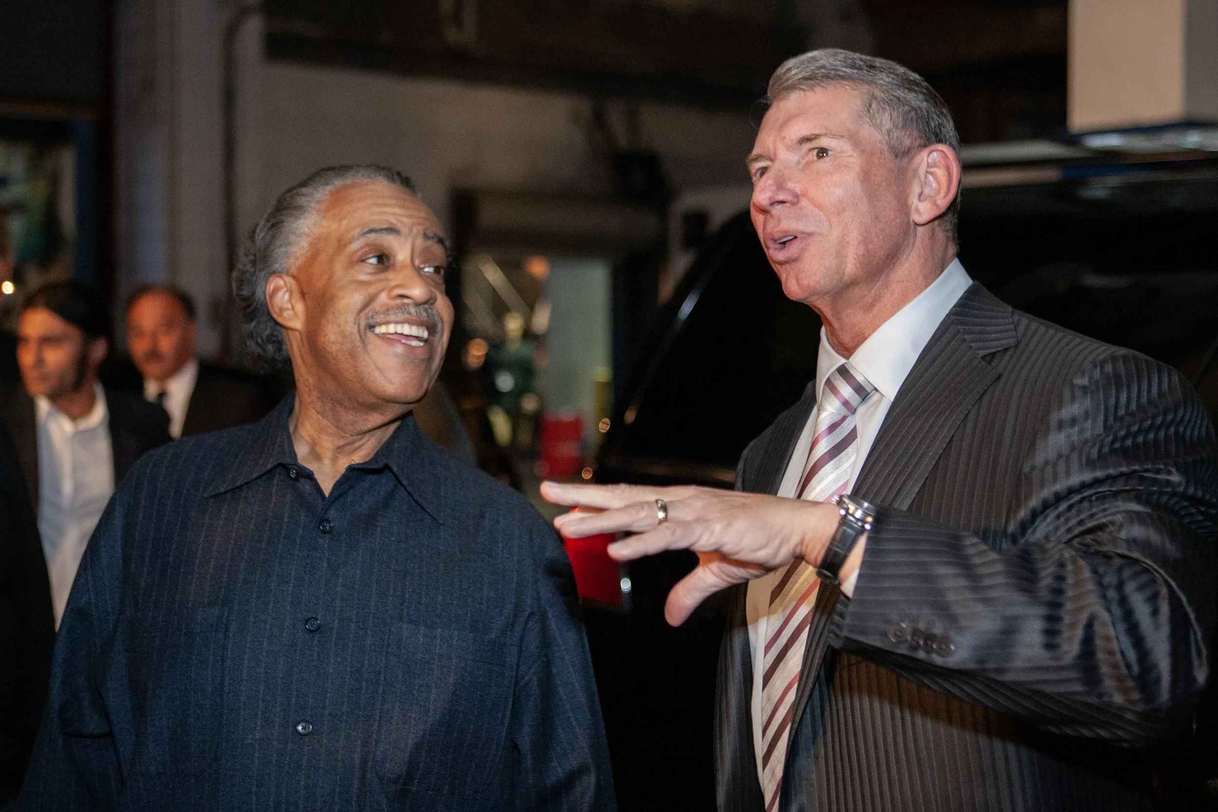 Al Sharpton and Vince McMahon