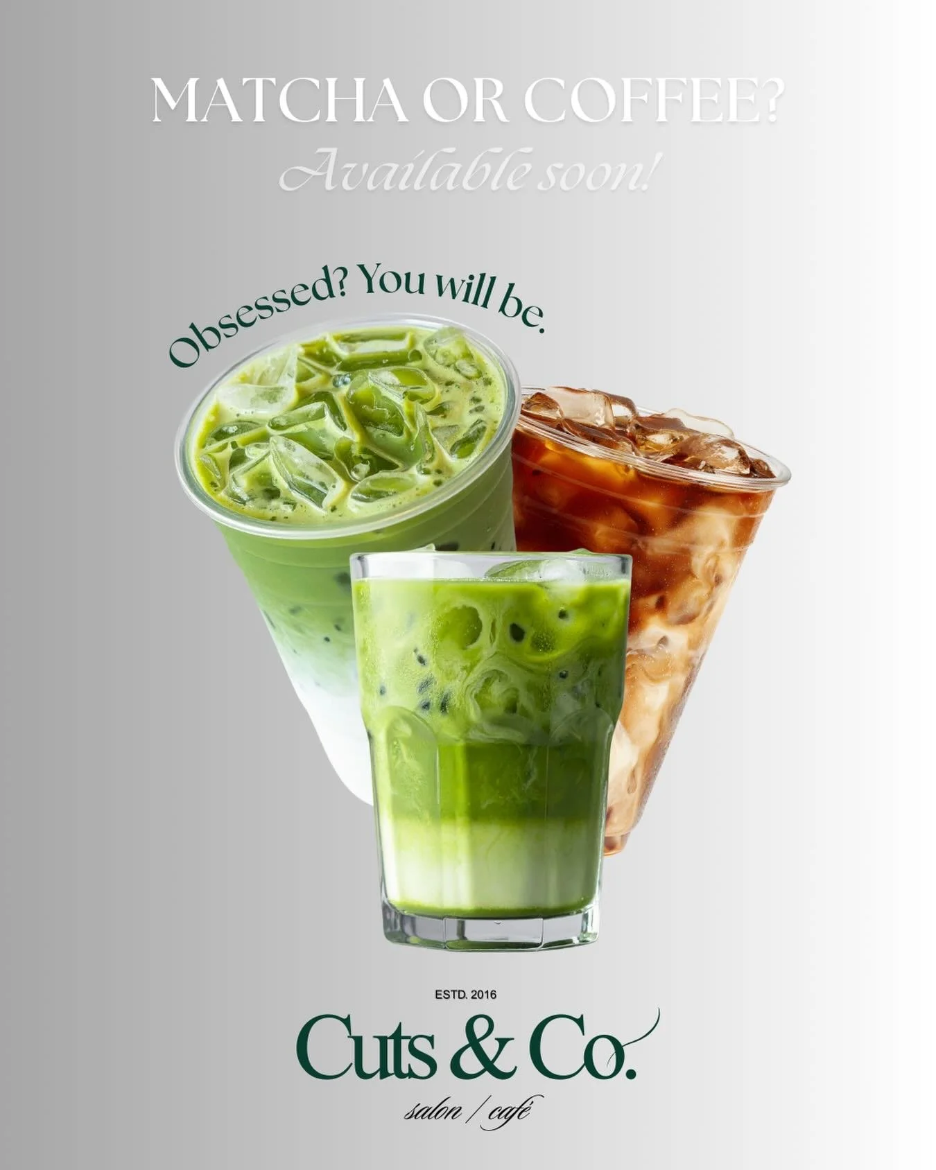 We hebben gezocht, vergeleken en vooral heel veel geproefd. Na zorgvuldig researchen en het testen van verschillende matcha- en koffiemerken, hebben we onze definitieve keuze gemaakt. Kwaliteit, smaak en beleving stonden voorop. Binnenkort voor jou b