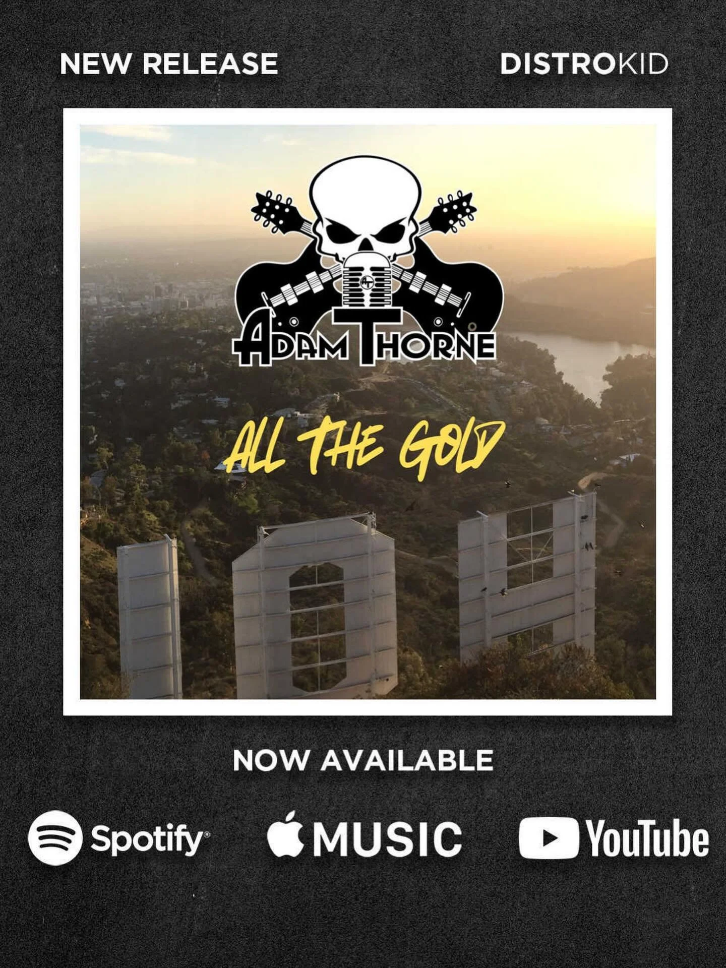 It&rsquo;s out now! On every music streaming platform 🤘