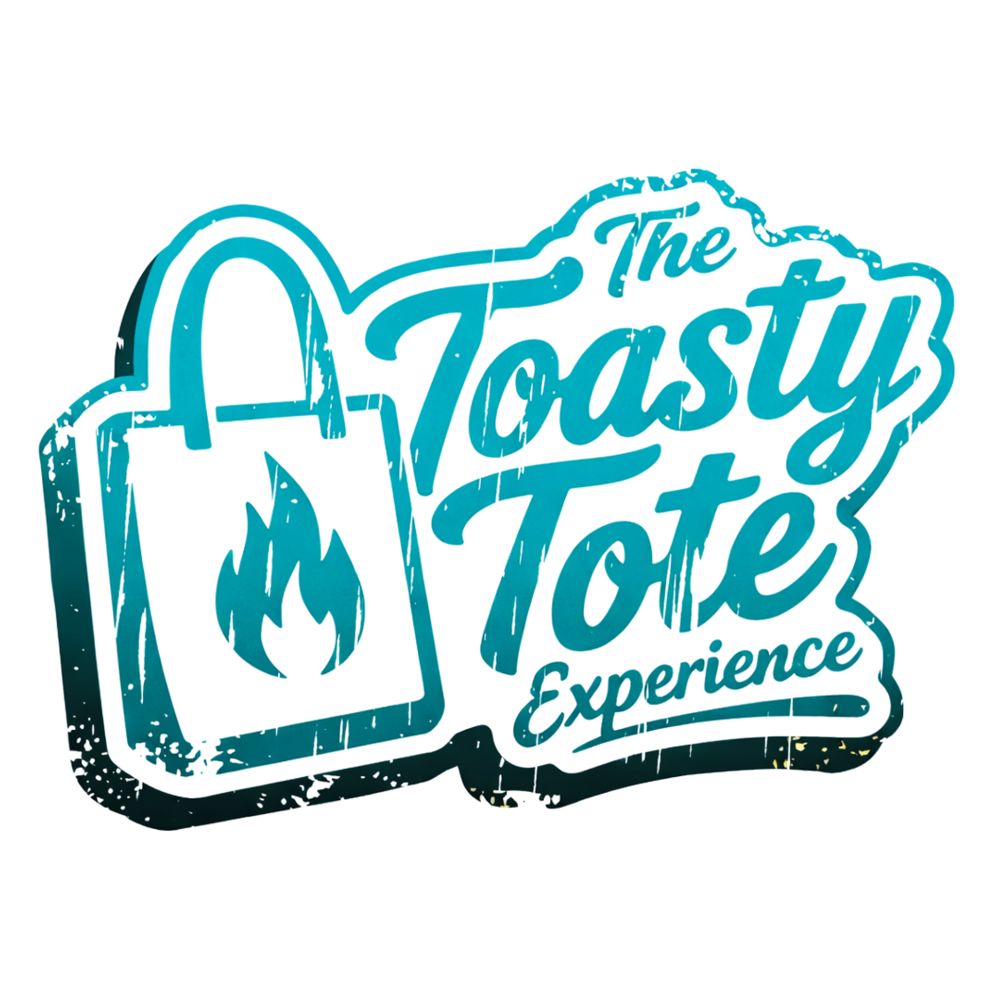 Tasty Tote featuring a tote bag with a fire emblem and a portable grill, with the slogan 'Carry the Moment. Freshly Printed.'