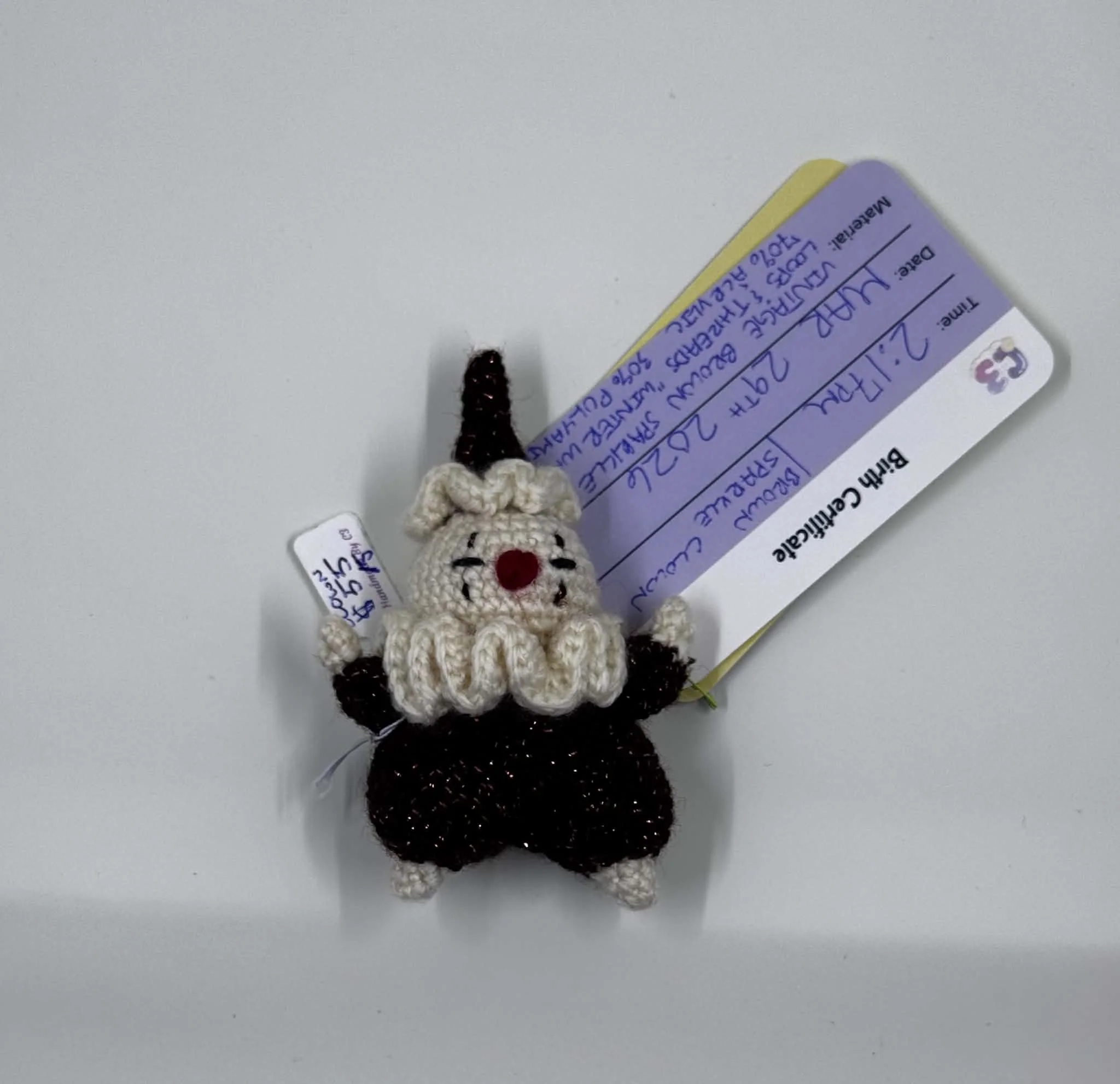 Brown Sparkle Mini Clown