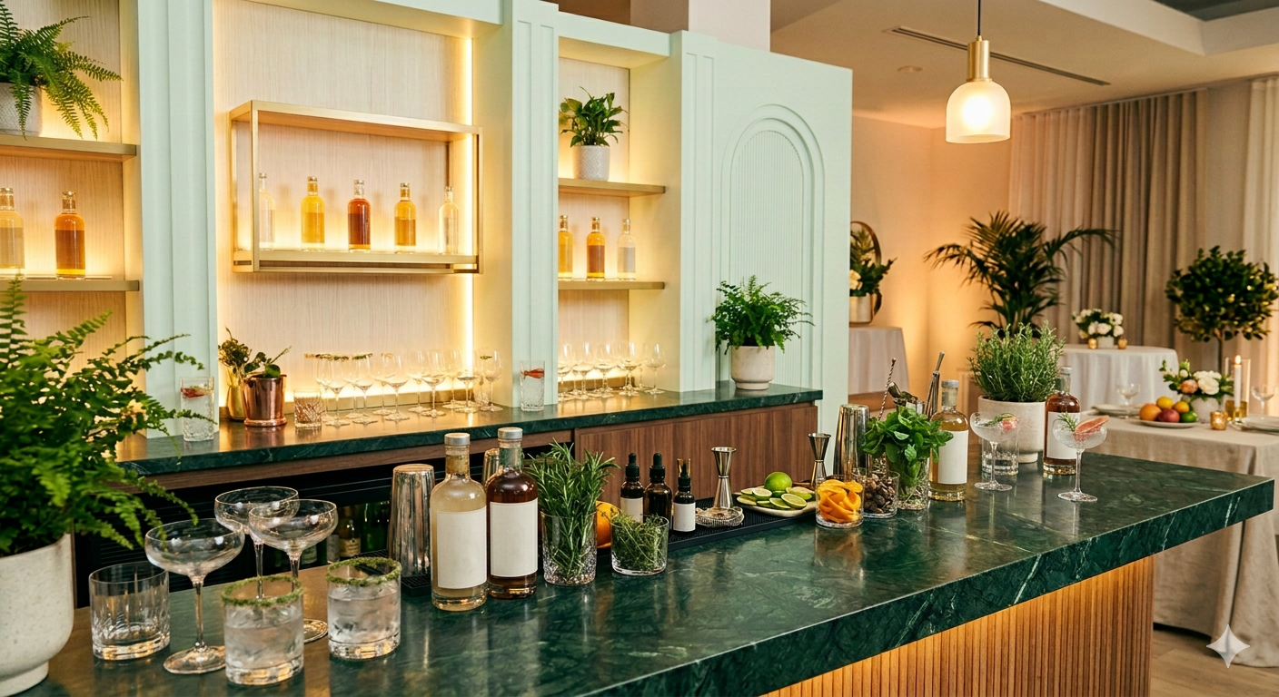 Premium Zero-Proof Bar Catering