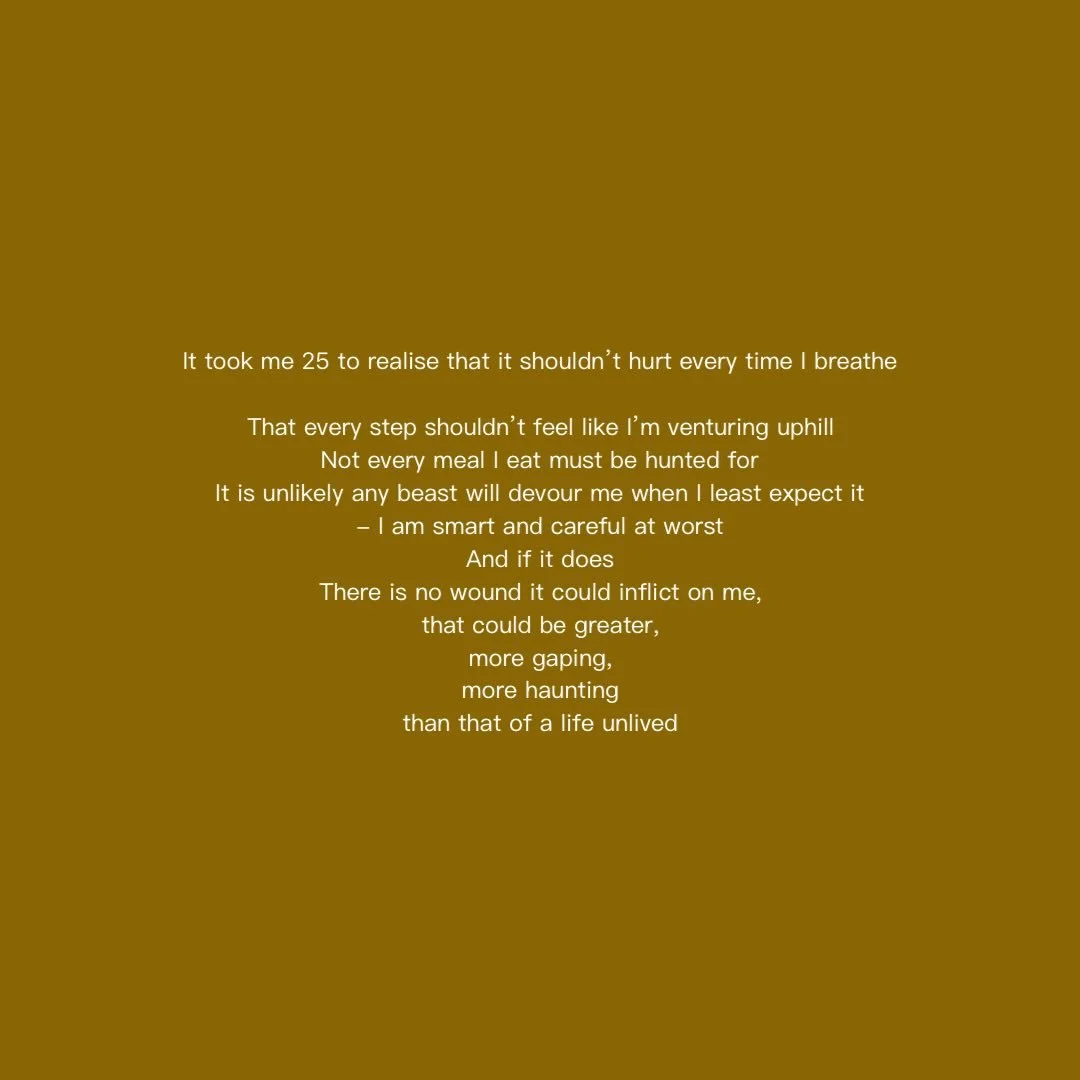 I am learning to be gentler with myself
Diary entry 05/04/26