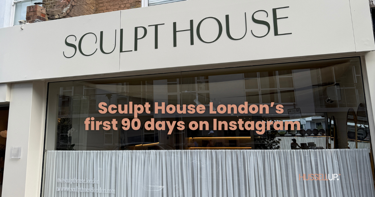 Sculpt House London’s first 90 days on Instagram