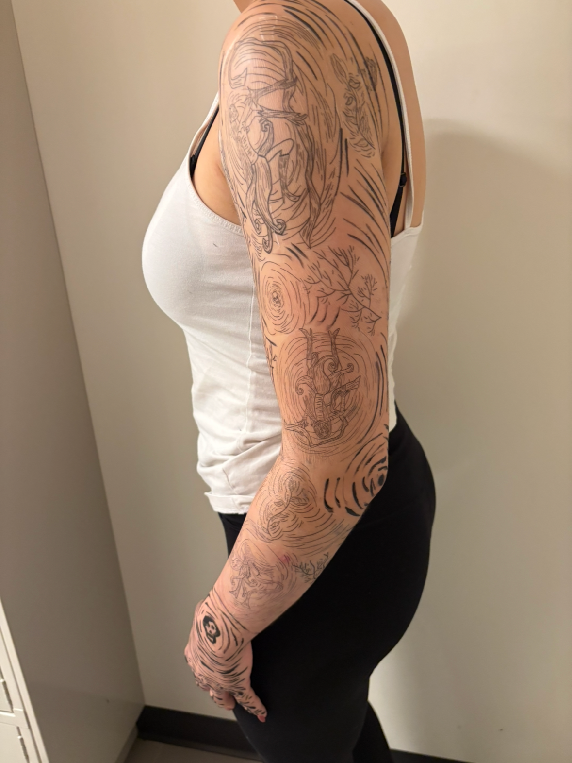 Tattoo Application: Design by Finty Critchley