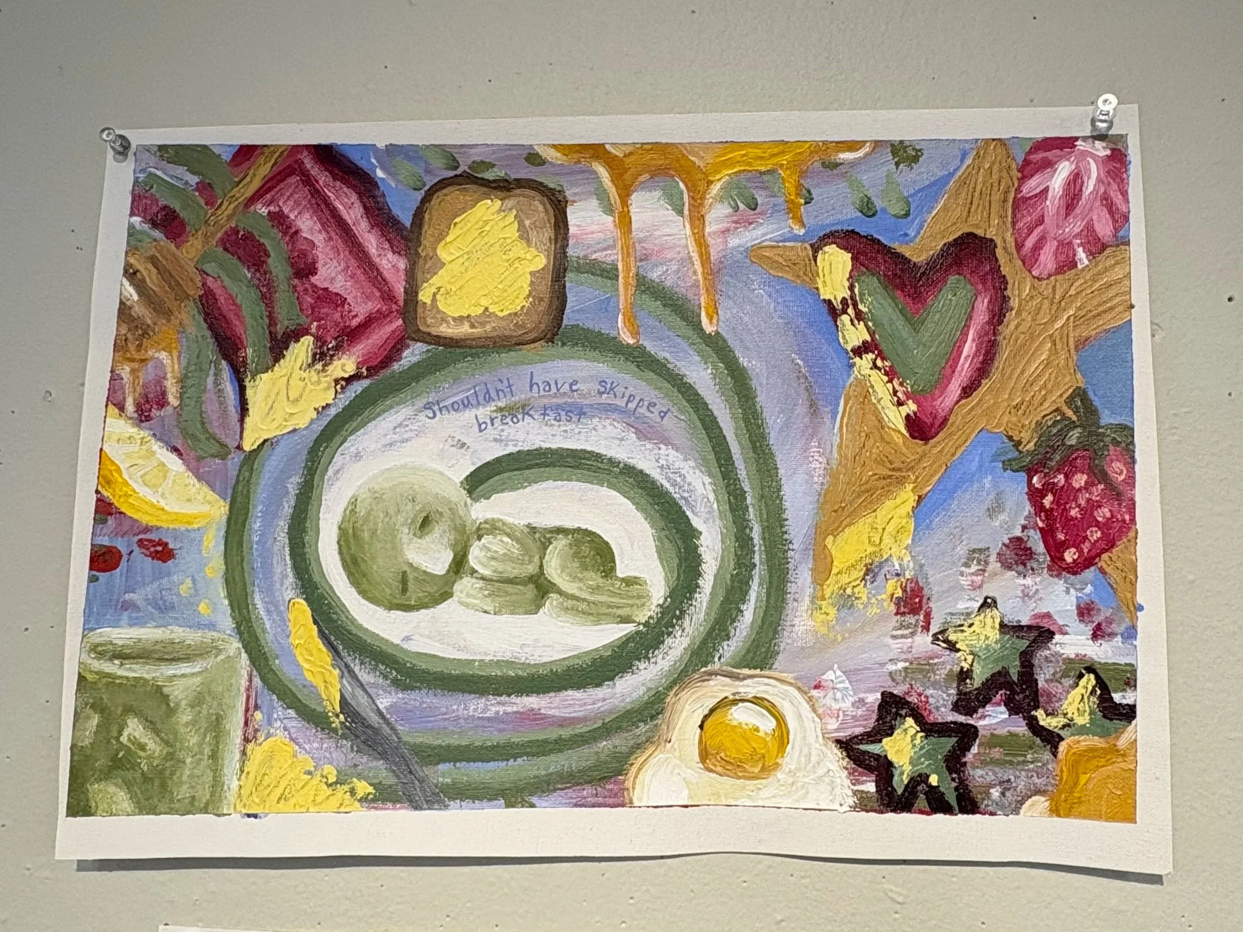 Trinket Breakfast- Acrylic on Canvas